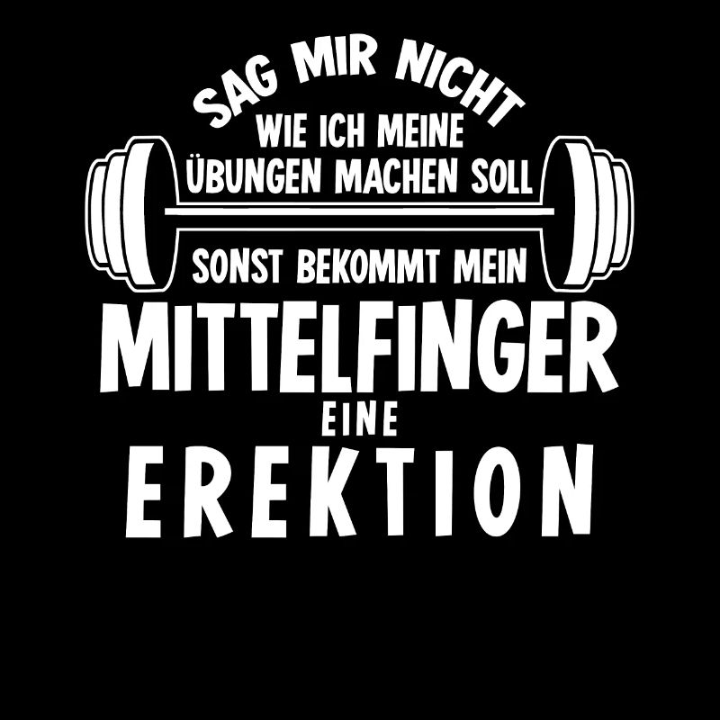 Strongman Gym Mittelfinger Bodybuilder