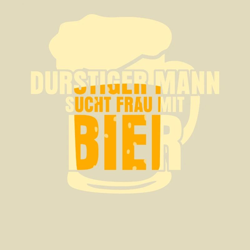 Bier Durstiger Mann Biertrinker
