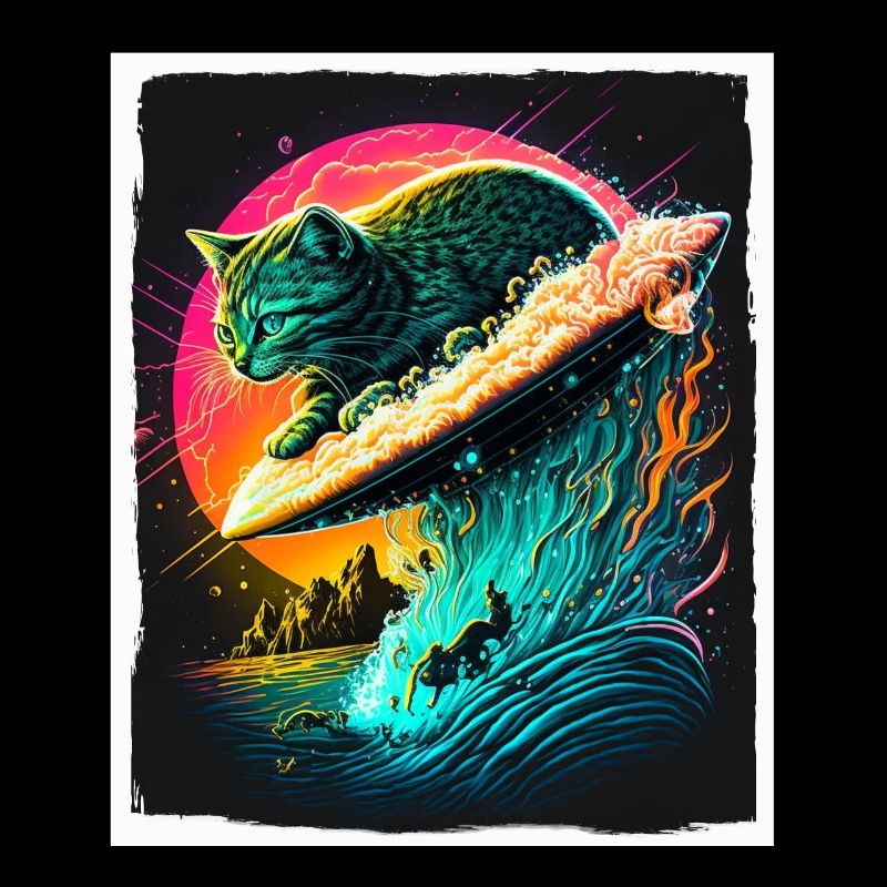 Chaton de chat Space Alien Planet Astronaute