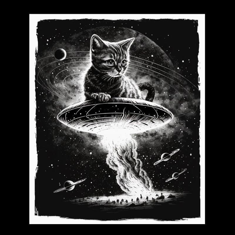 Chaton de chat Space Alien Planet Astronaute