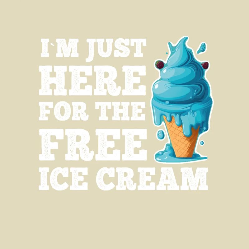 Eis Eiscreme Soft Eis Ich bin wegen dem Eis hier