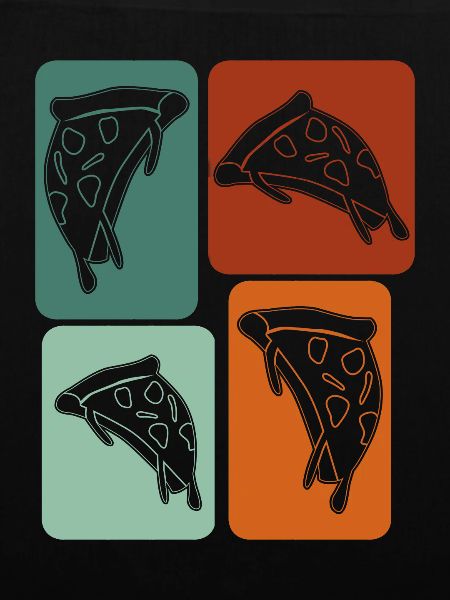 Pizza Pizzaria retro Pizzabäcker