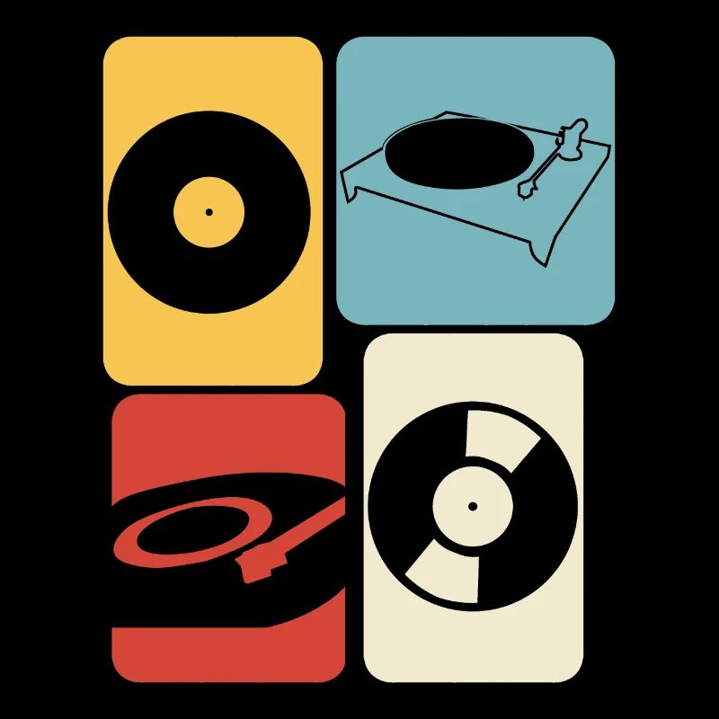 Record Retro Turntable