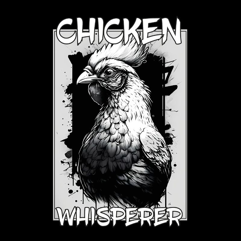 Hühner Flüsterer Bauernhof Bauer Hühnerstall Huhn