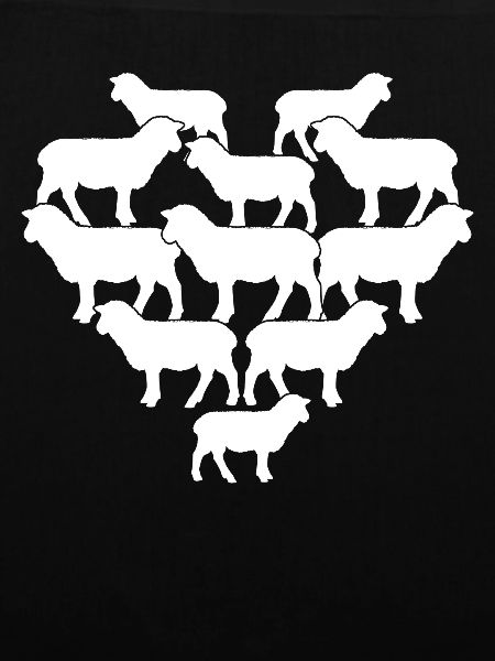 Schaf Schafe Herz Schäfchen