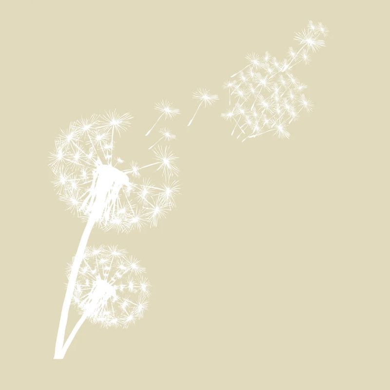 Mittelfinger Pusteblume Beleidigung