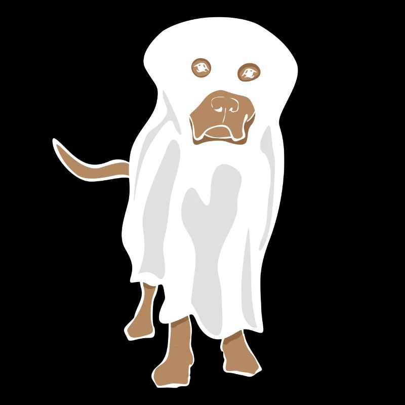 Labrador Retriever Ghost Dog