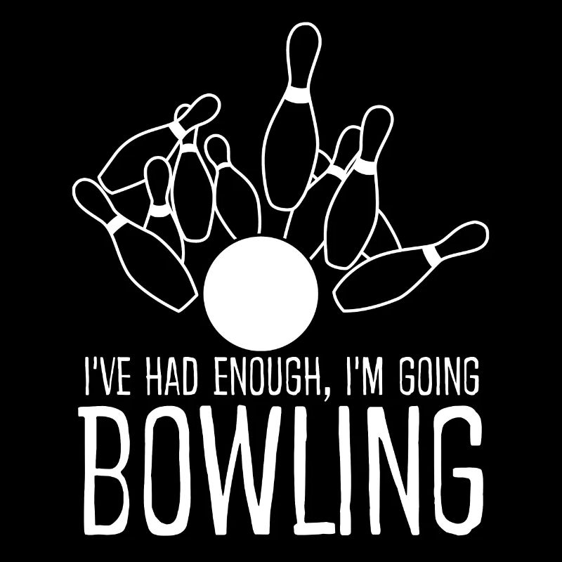 Boule de bowling et quilles de bowling