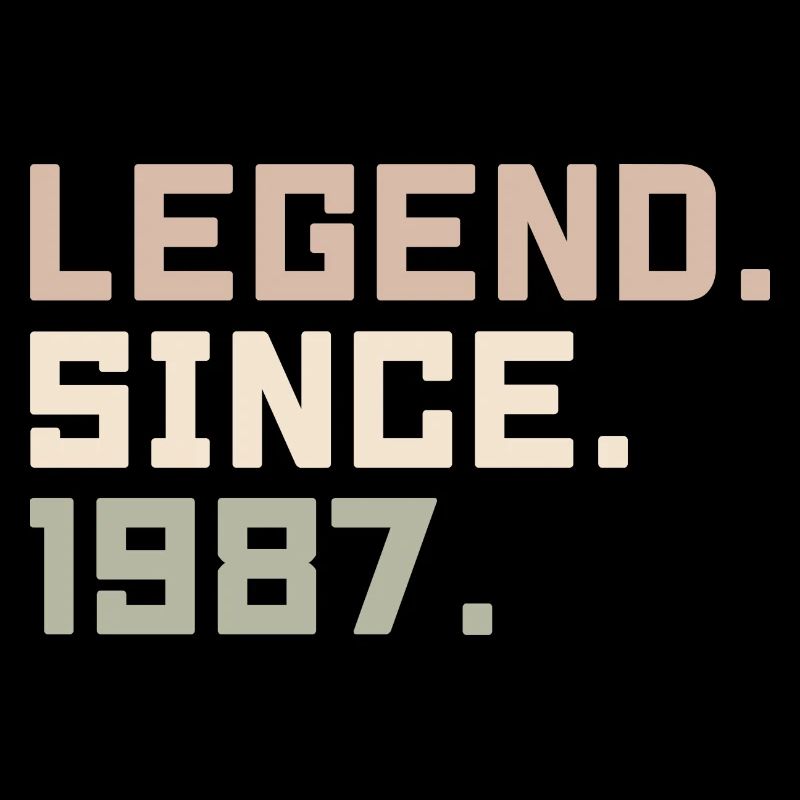 Legenden wurden im 1987 geboren Geschenkideen 1987