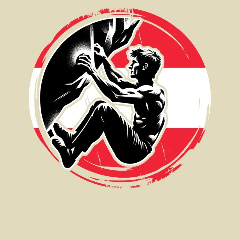 Austrian Climber – Distressed Boulderer Climbing