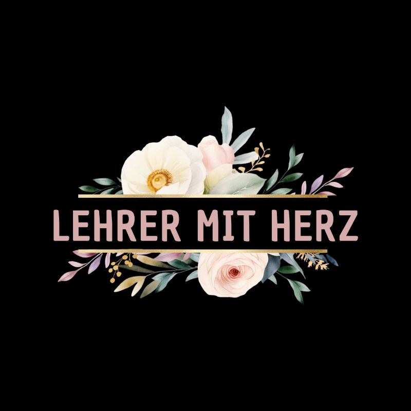 Lehrer mit Herz - personalisierba