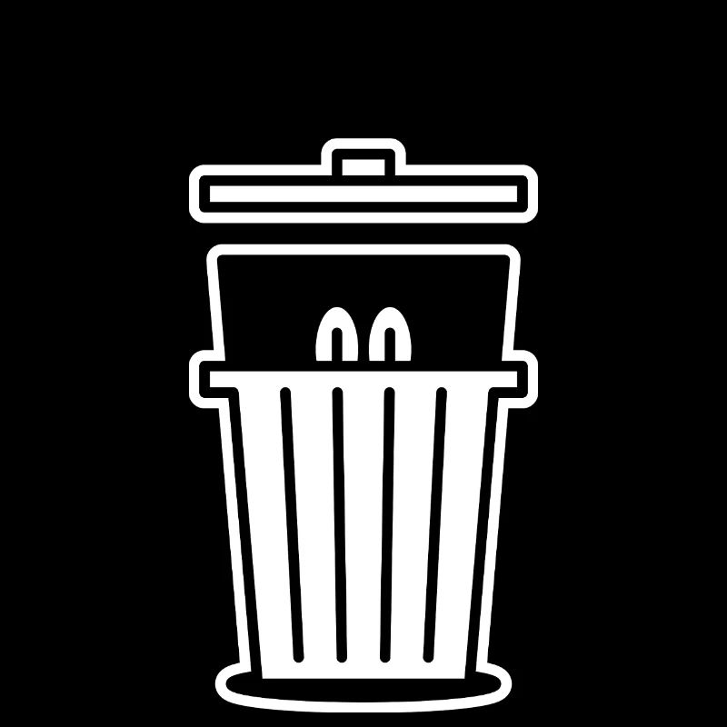 Thug Hiding In A Trash Can
