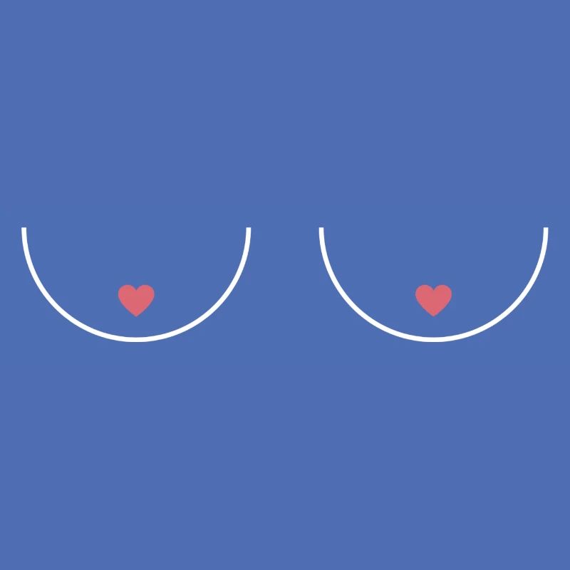 Nippel Brust Boobs Statement lustig Geschenkidee