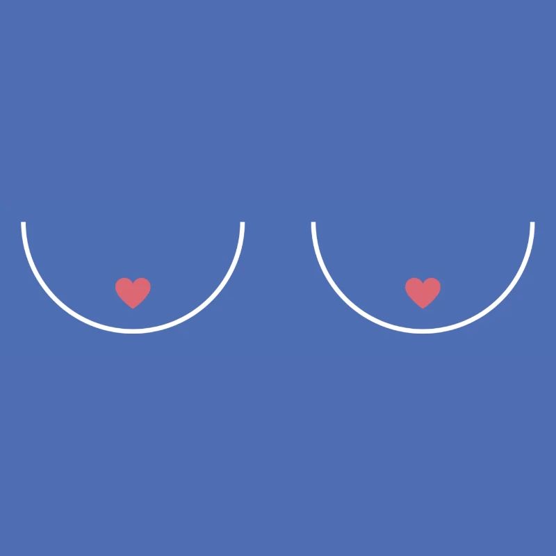 Nippel Brust Boobs Statement lustig Geschenkidee
