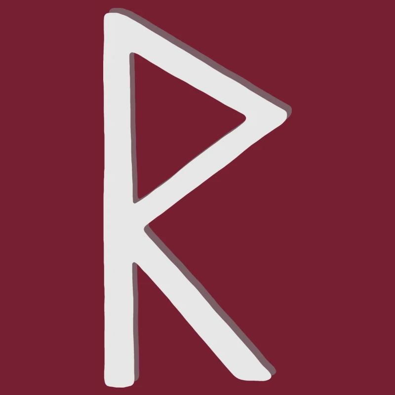 Futhark Alphabet runique Raidho