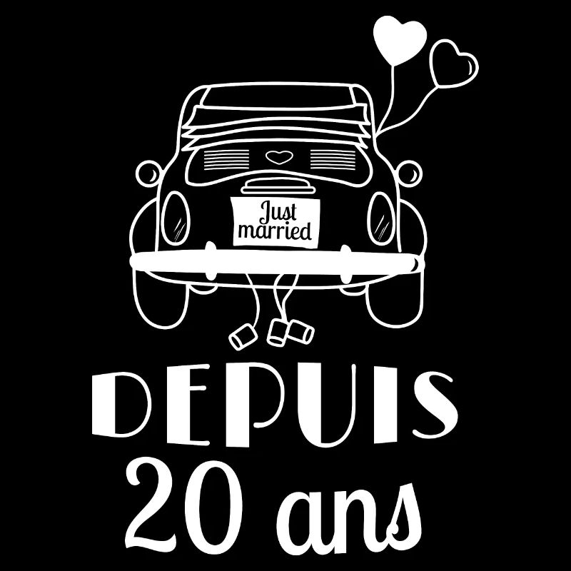 Just married 20 ans