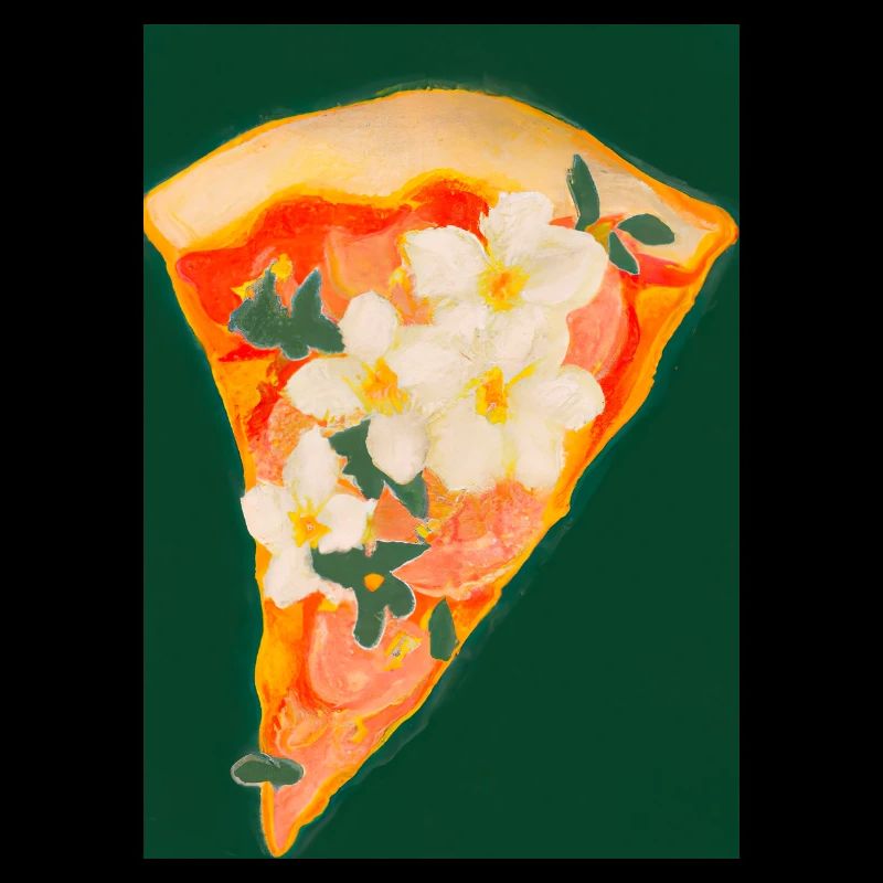Blümchen-Pizza