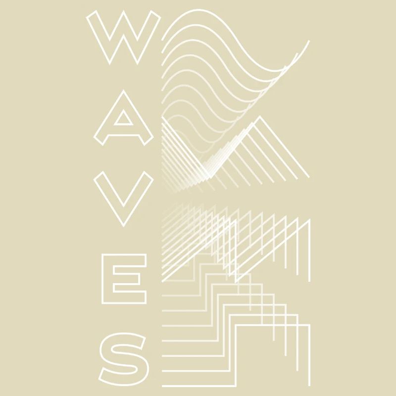 Waves Waves Waveform Audio Analogique Design Modular Gift