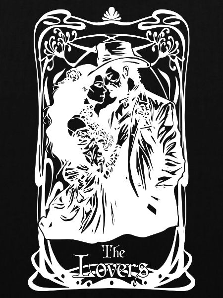 Tarotkarten-Liebhaber