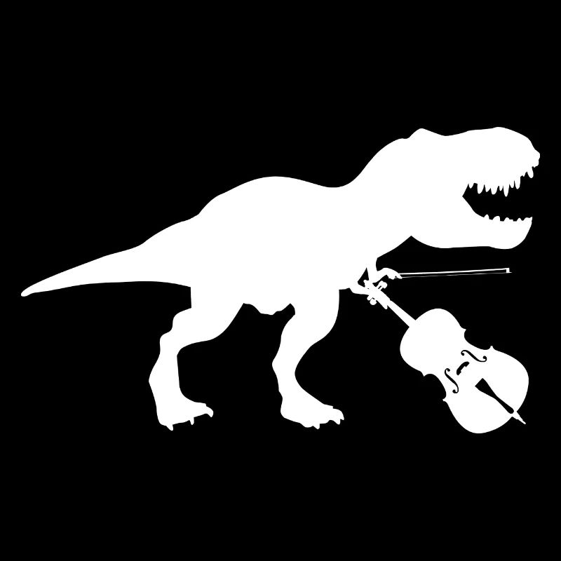 Cellosaurus Violoncelle Violoncelliste Dinosaur Rex Musique