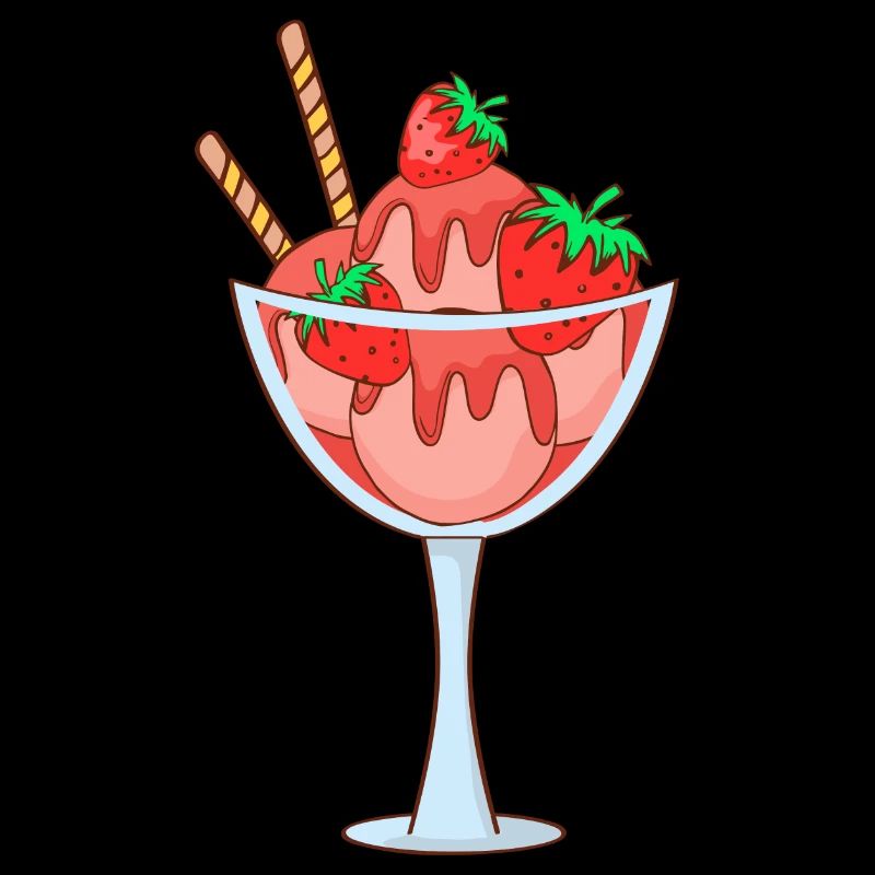 Eis Speiseeis Eiskrem Eiscreme Kugeleis Eisbecher