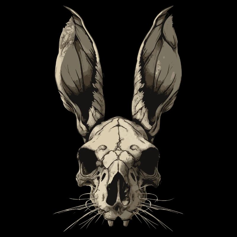 Crâne de lapin zombie