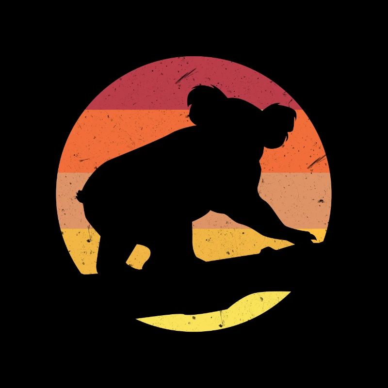 Koala Retro Australien Beuteltier