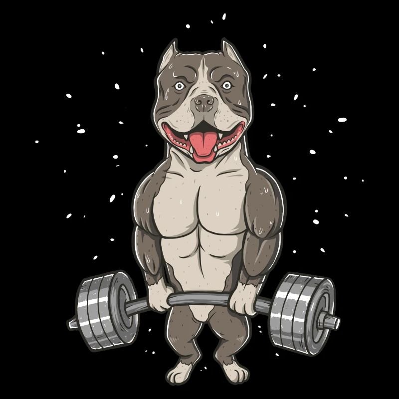 American bully transparent background