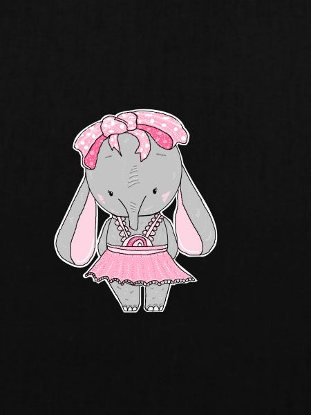 Elefant, süß, Comic