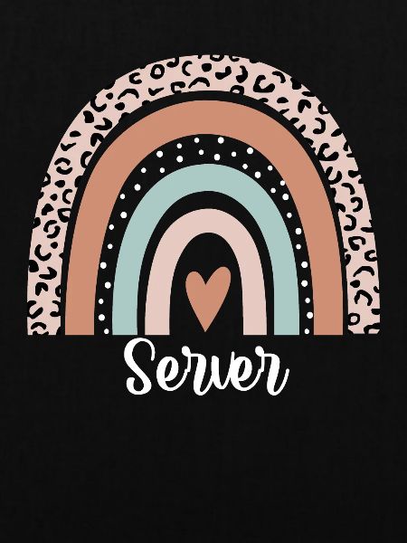Server Rainbow Leopard Lustige Server-Wertschätzung