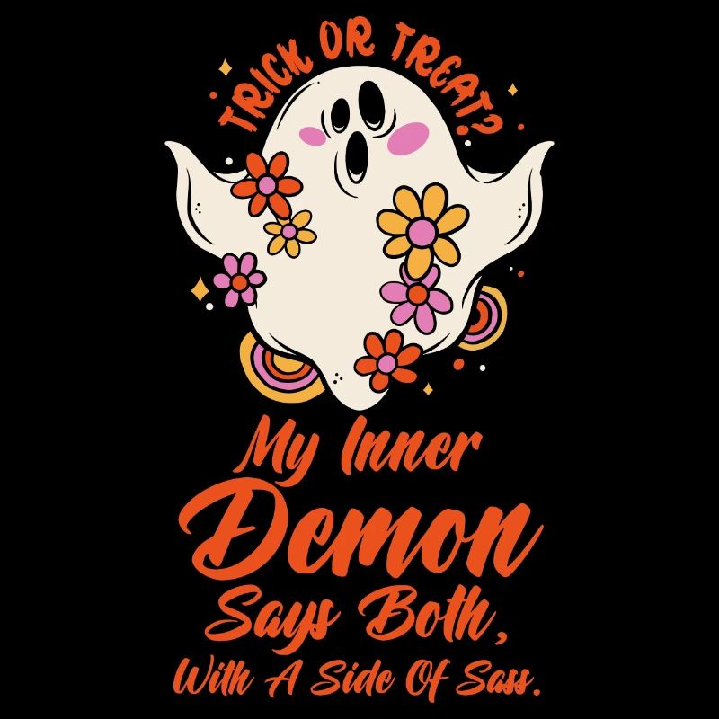 Dämon Halloween Leckerli Oder Trick Sarkastische Frechheit