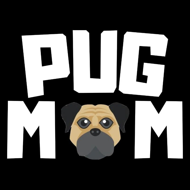 Mops Mama Hunde Haustier Muttertag Geschenk Mops