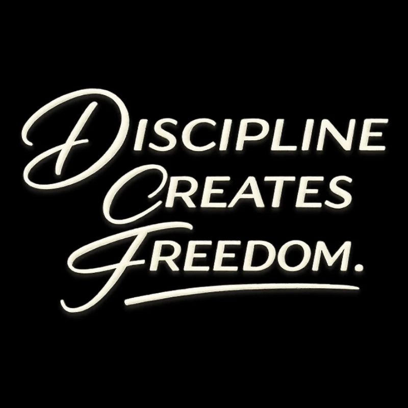 Discipline Creates Freedom Script