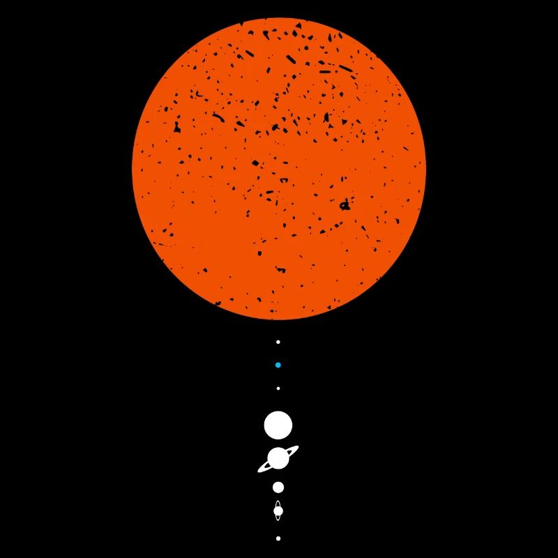 Minimalistisches Sonnensystem, Universum