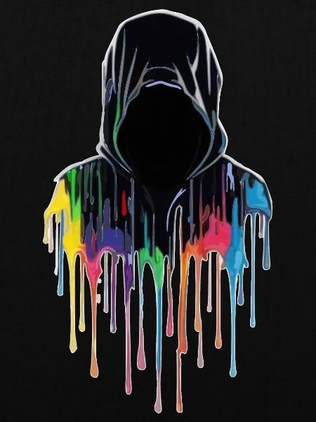 Coloured hoodie