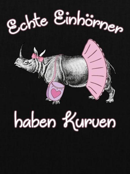 Einhörner mit Kurven