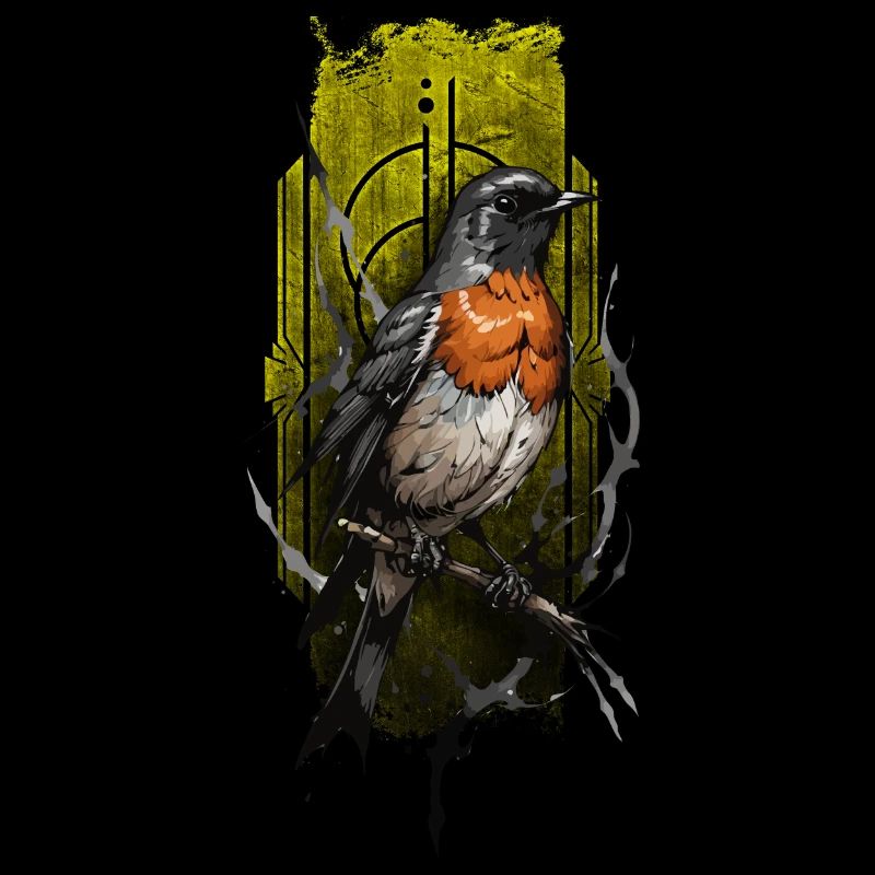 European Robin (Erithacus rubecula)