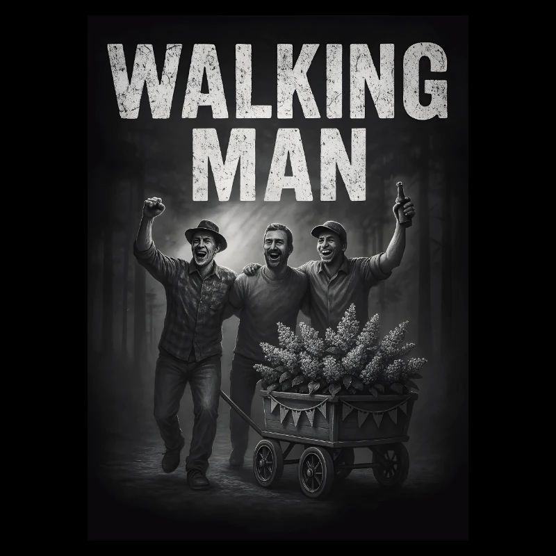 Walking Man – Lustiges Herrentag Design – Männera