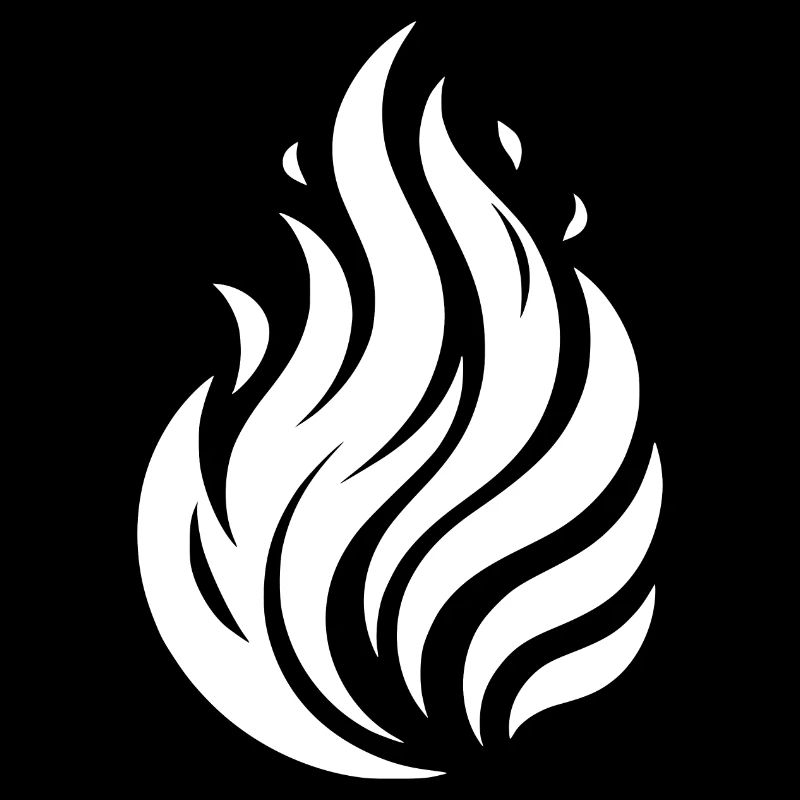 Fire Tattoo Flames Illustration Design