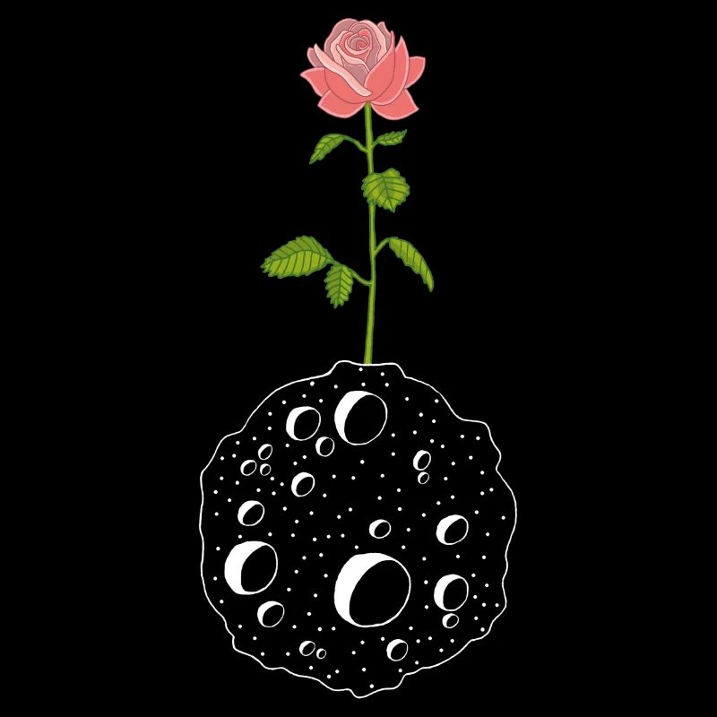 La fleur et la planète blanche