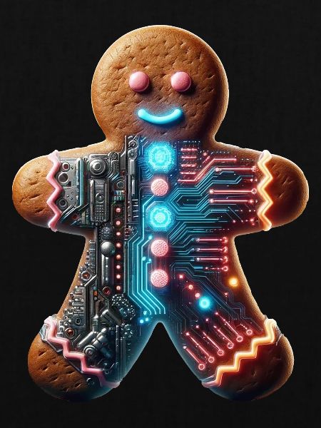 Cyberpunk Lebkuchenmännchen