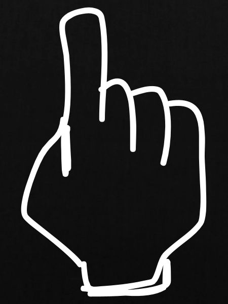 Hand Zeigefinger