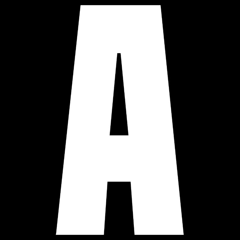 Letter A - Monogram Initial - Monogrammed Name