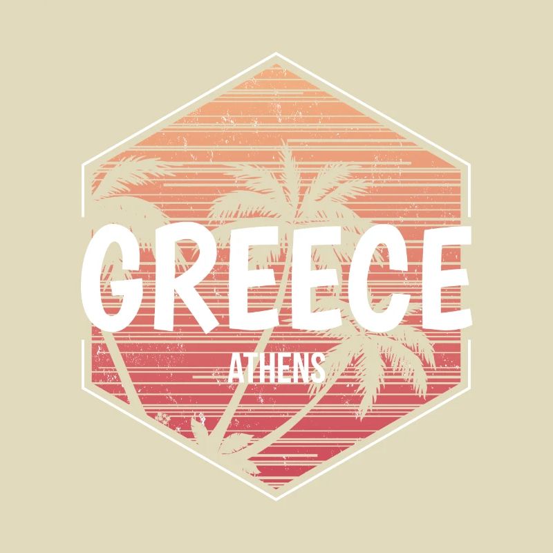 Souvenir de vacances à la plage d’Athènes