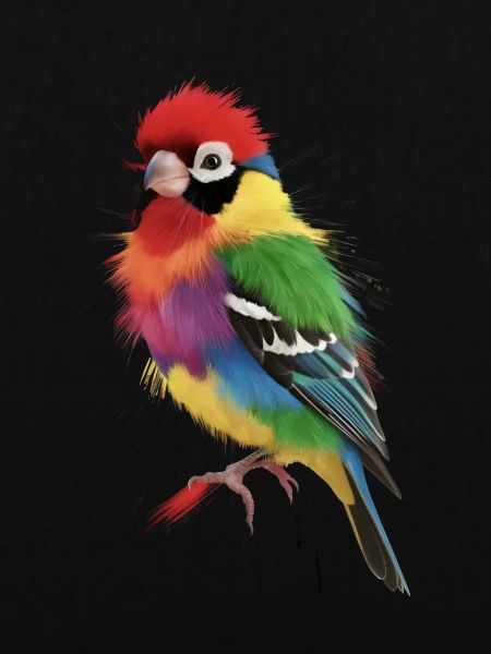 Lebendiges Spektrum-Finch