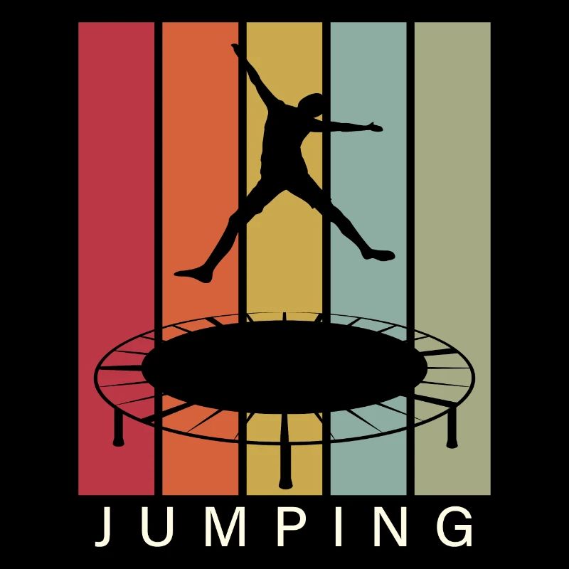 Jumping Springen Trampolin Sport