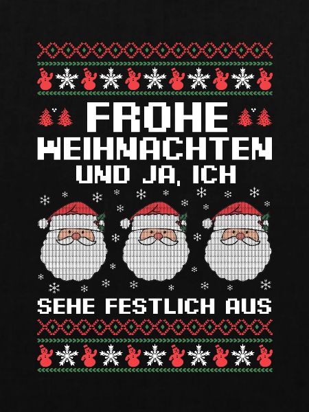Weihnachtsmann Weihnachtsfest Ugly Christmas