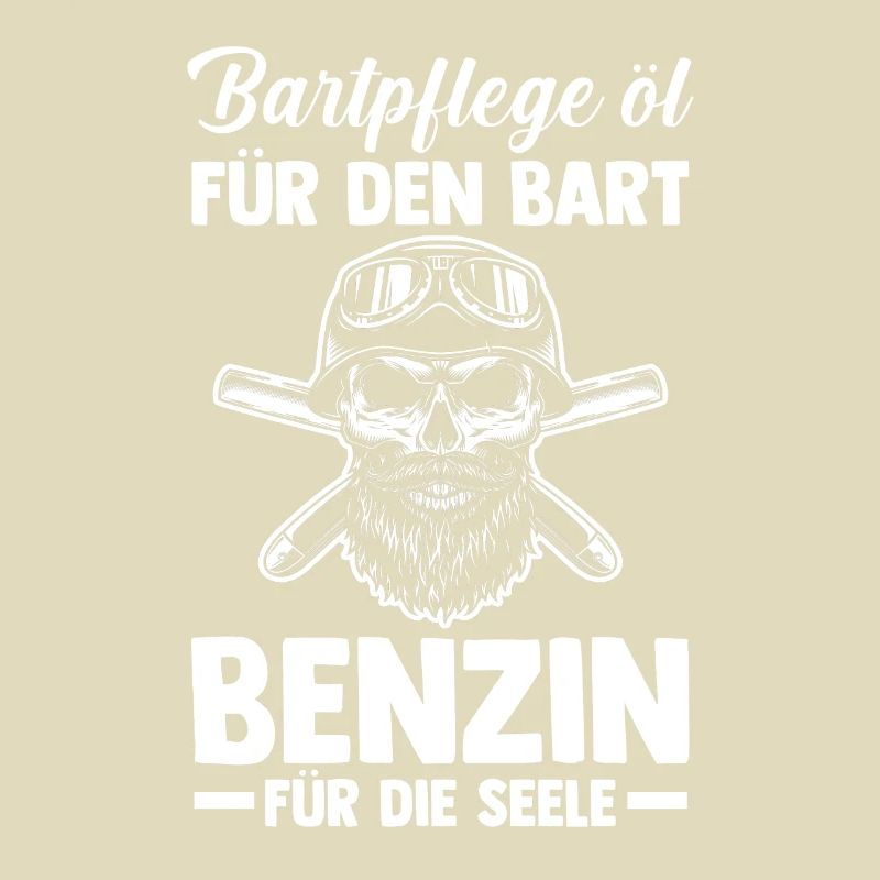 Bärtiger Biker Bartträger Motorradfahrer Motorrad