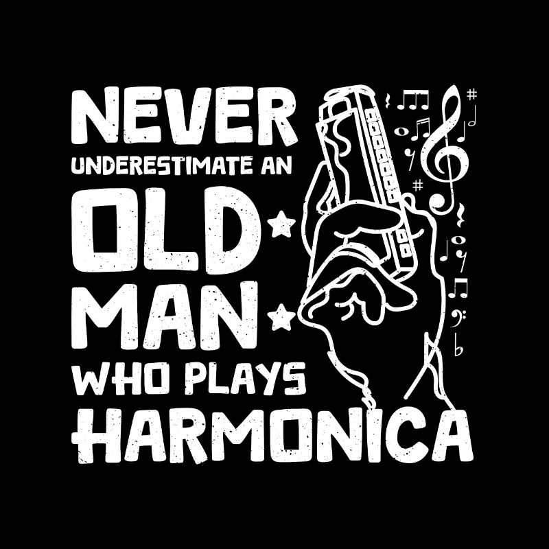 Never underestimate an old man who plays harmonica