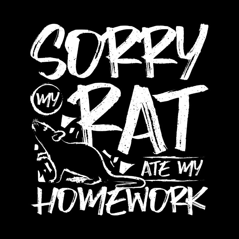 Désolé, mon rat de compagnie a mangé mes devoirs